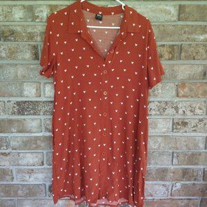 BoxLunch Disney Mickey Dress Size XL pockets